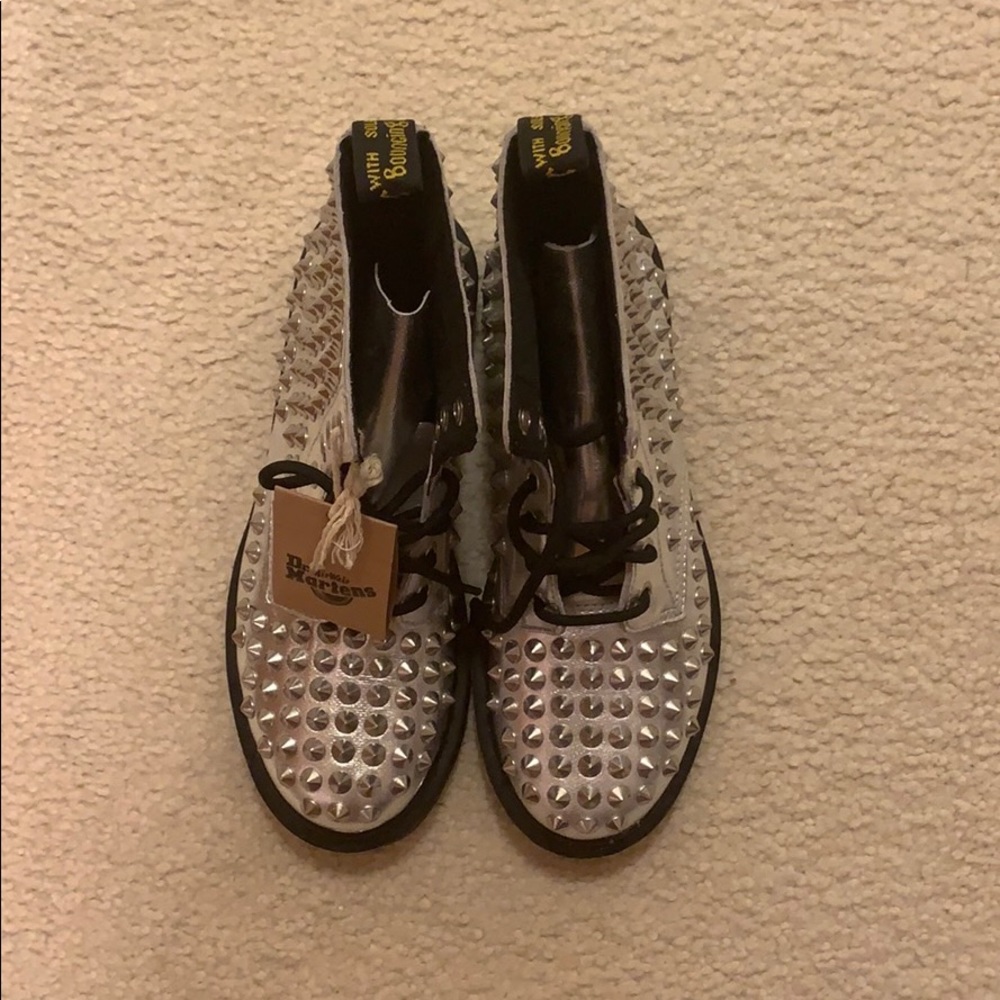 Brand new, never worn size 7 studded Dr. Martens!
